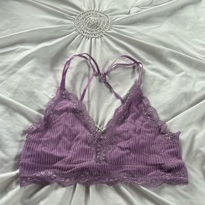 Comfy purple top/bra